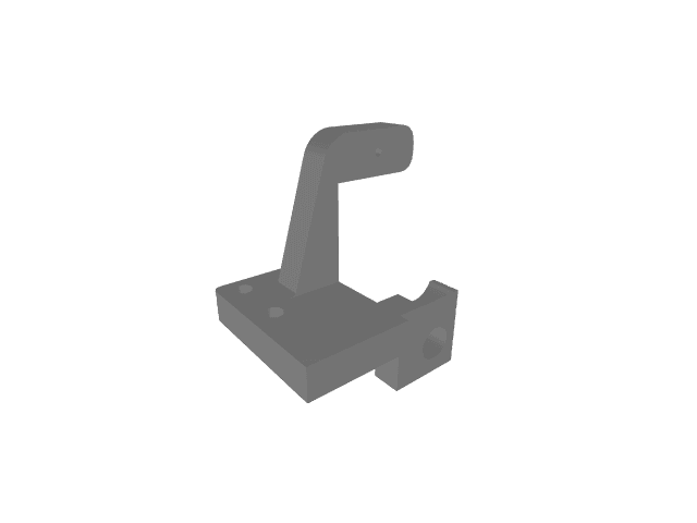 P6 Head Tilt Servo Mount Upper