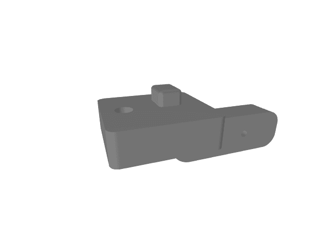 P7 Head Tilt Servo Mount Lower
