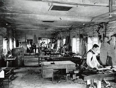 Then: Peter Van De Waals furniture workshop