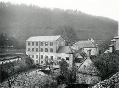 Halliday's Mill when water still flowed beneath